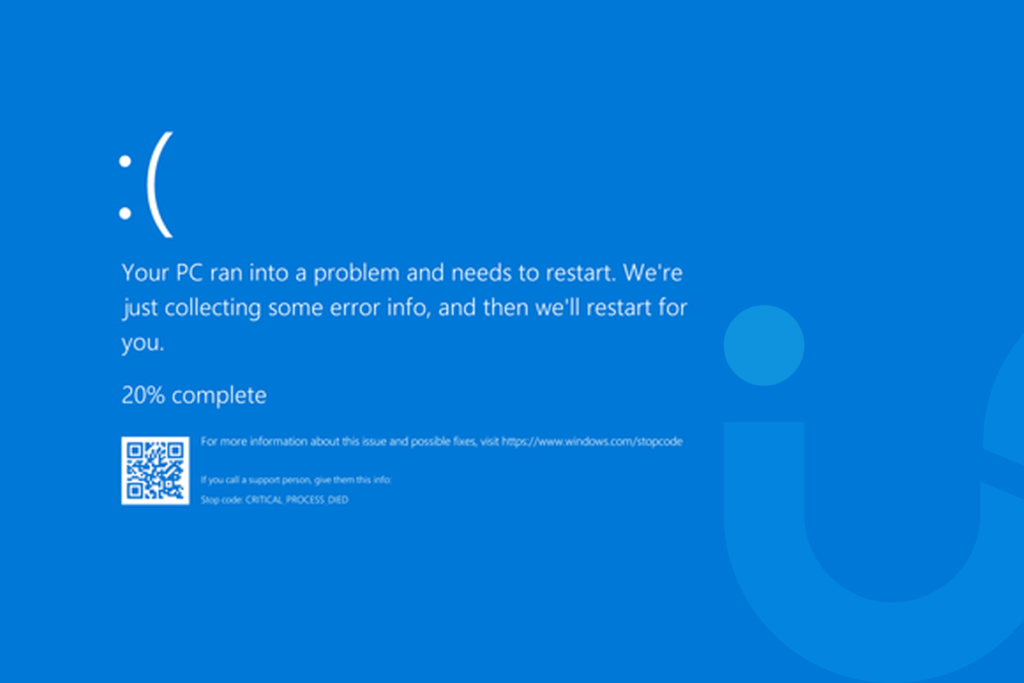 Pantalla azul o negra